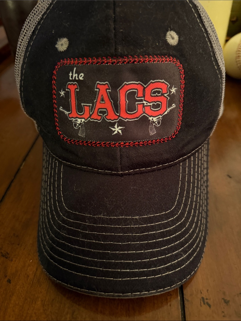Black and Red Baseball Cap - Men's Casual Trucker Hat